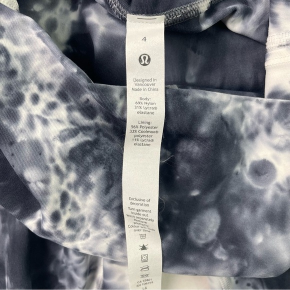 Lululemon Wunder Under High-Rise Tight 25" *Luxtreme Marble Dye Classic Navy 4 - Picture 6 of 9